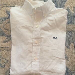Vineyard Vines White Casual Button Down Shirt